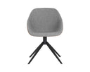 Cinnamon Brown / November Grey Dining Chair Mccoy Swivel by Matho Sun, view 2