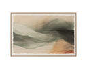 60" X 40" Natural Floater Frame Fury Abstract Dream State by Matho Sun