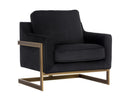 Abbington Black Lounge Chair Kalmin by Matho Sun