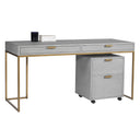 Grey Shagreen Cabinet Jiro File by Matho Sun, view 2