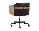 Napa Black / Napa Cognac Office Chair Carter by Matho Sun, view 4