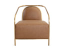 Milliken Cognac Lounge Chair Cicero by Matho Sun, view 4