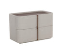 Large Cream Nightstand Jamille by Matho Sun