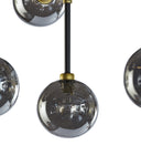Large Smoke Grey Chandelier Deimos by Matho Sun, view 3