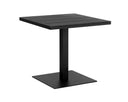 Square Black 32" Bistro Table Merano by Matho Sun, view 2
