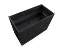 Large Black Planter Leilani by Matho Sun, view 4