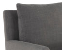 Effie Smoke Dining Armchair Glenrose Wheeled by Matho Sun, view 6