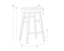 Black Counter Stool Dominic by Matho Sun, view 8