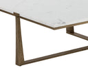 White Marble Coffee Table Cowell by Matho Sun, view 7