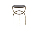 Black Marble End Table Alicent by Matho Sun, view 3