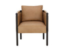 Ludlow Sesame Leather Lounge Chair Wilder by Matho Sun, view 2