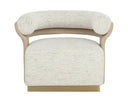 Hailey Moon / Napa Beige Lounge Chair Olida Swivel by Matho Sun, view 2