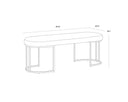 Belfast Oatmeal Bench Rayla by Matho Sun, view 7