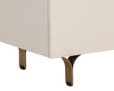 Large Cream Nightstand Celine by Matho Sun, view 6
