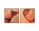 48" X 48" Black Floater Frame Nature Canyon Dreams Ii by Matho Sun, view 3