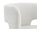 Copenhagen White Lounge Chair Isidore by Matho Sun, view 7