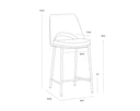 Bergen French Blue Counter Stool Radella by Matho Sun, view 8