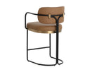 Milliken Cognac Counter Stool Jalen by Matho Sun, view 4