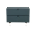 Large Teal Nightstand Celine by Matho Sun, view 3