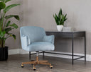 Cornflower Blue Sky Office Chair Karina by Matho Sun, view 5
