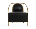 Cantina Black Lounge Chair Cicero by Matho Sun, view 2