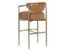 Milliken Cognac Barstool Heloise by Matho Sun, view 7