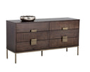 Antique Brass Dark Mango Dresser Jade by Matho Sun