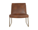 Bravo Cognac Lounge Chair Anton by Matho Sun, view 2