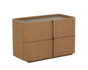 Large Cognac Nightstand Jamille by Matho Sun, view 2