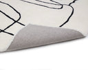 Ivory / Charcoal 8' X 10' Rug Tilda Hand -Tufted by Matho Sun, view 2