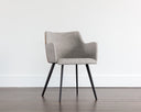 November Grey / Bravo Cognac Dining Armchair Griffin by Matho Sun, view 5