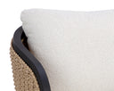 Louis Cream Armchair Bora Swivel by Matho Sun, view 7
