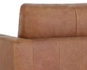 Marseille Camel Leather Armchair Baylor by Matho Sun, view 8