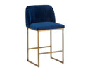 Sapphire Blue Counter Stool Nevin by Matho Sun