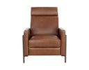 Shalimar Tobacco Leather Lounge Chair Brandon Recliner by Matho Sun, view 2