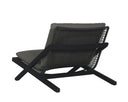 Charcoal Gracebay Grey Lounge Chair Bari by Matho Sun, view 4