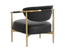 Bravo Black Lounge Chair Heloise by Matho Sun, view 4