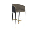 Sparrow Grey / Napa Black Barstool Asher by Matho Sun