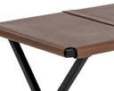 Vintage Cognac Leather Stool Elon by Matho Sun, view 4