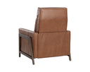 Shalimar Tobacco Leather Lounge Chair Brandon Recliner by Matho Sun, view 4
