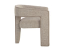 Rhapsody Sand Dining Armchair Krasner by Matho Sun, view 3