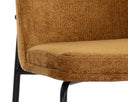 Black Bergen Marmalade Dining Chairs set of 2 Zeke by Matho Sun, view 8