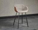 November Grey / Cinnamon Brown Counter Stool Waldo by Matho Sun, view 4