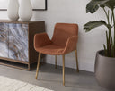 Belfast Rust Dining Armchair Lucano by Matho Sun, view 5