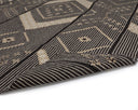 Black / Tan 9' X 12' Rug Asana Hand-Woven by Matho Sun, view 3