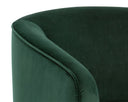 Gold Deep Green Sky Lounge Chair Hazel Swivel by Matho Sun, view 7