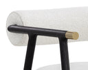 Black Copenhagen White Dining Armchair Sova by Matho Sun, view 6