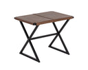 Vintage Cognac Leather Stool Elon by Matho Sun