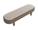 Meg Taupe / Porcini Taupe Bench Odella by Matho Sun, view 3