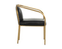 Cantina Black Dining Armchair Cicero by Matho Sun, view 3